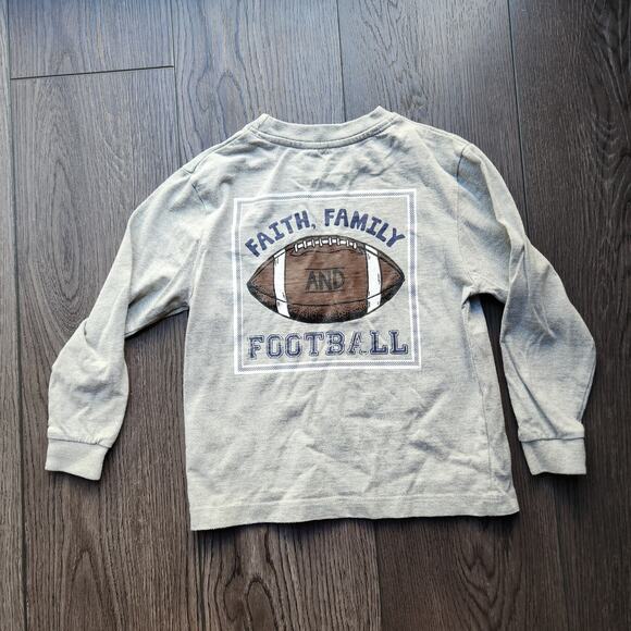 Rugged Butts Faith, Family & Football Tee, 2/3t - Picture 1 of 5